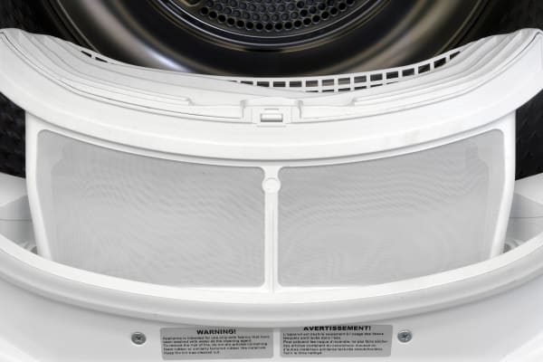 As with most compact dryers, the Blomberg DHP24412W's primary lint trap is a cage instead of a screen.