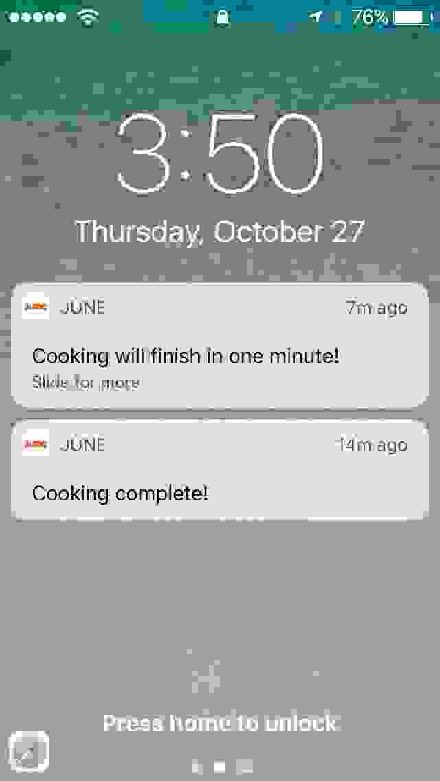 June Oven Timer Fail