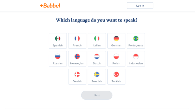 Babbel languages