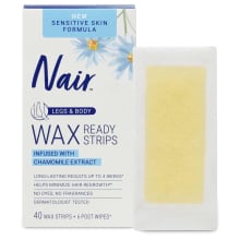 Product image of Nair Sensitive Hair Remover Wax Ready Strips 40-Count