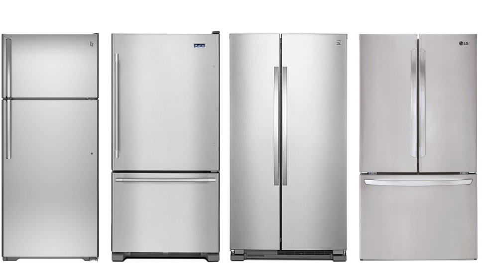 color refrigerators