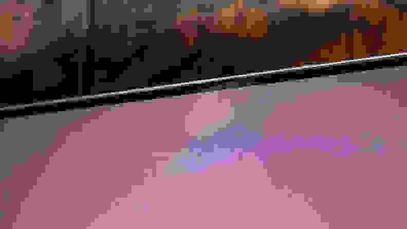 A smudge on a gaming monitor