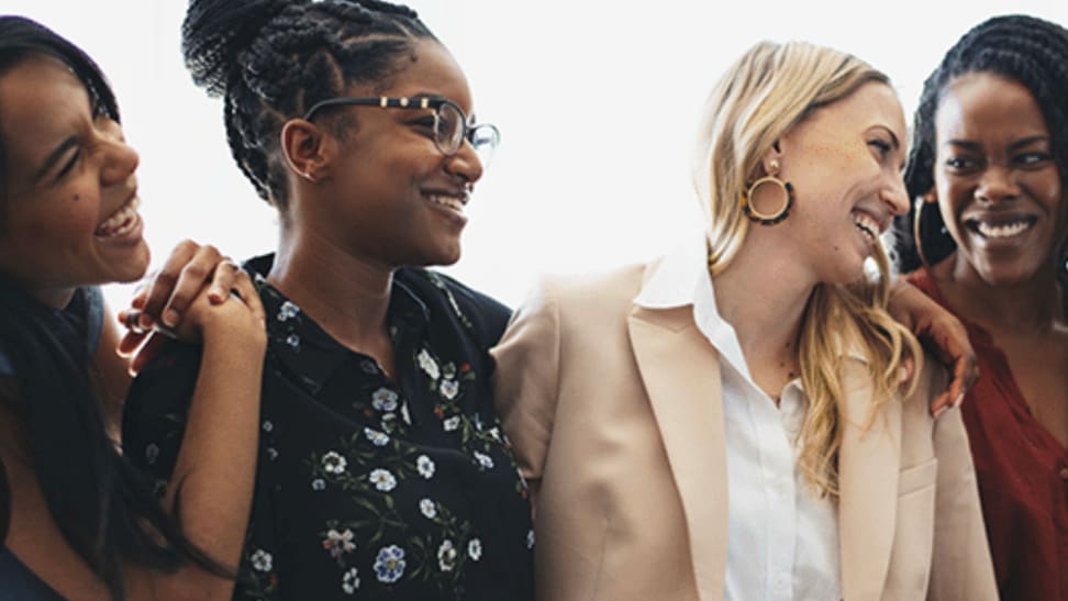 An image of several of the women featured in Amazon Launchpad's Women's History Month lineup.