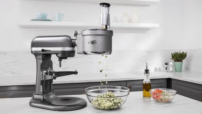 New attachments help make kitchenaid® stand mixer A true “culinary center”