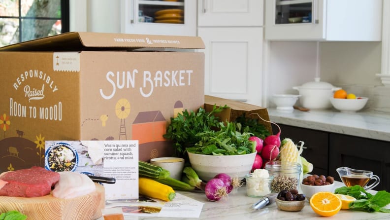 Sun Basket box opening