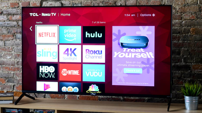 TCL 6-Series (2019) Roku Smart Platform Interface