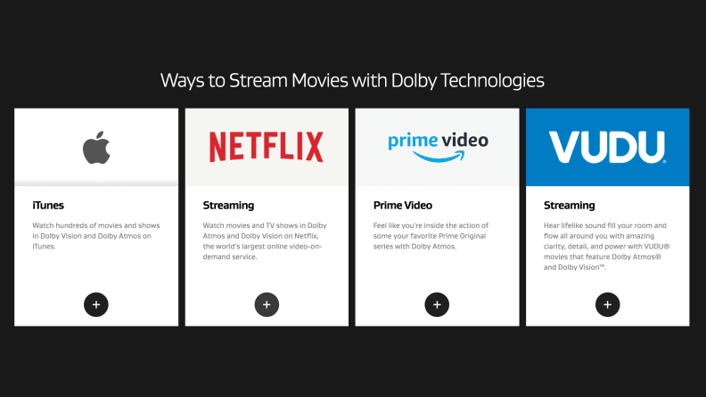 Does Netflix support Dolby Atmos?