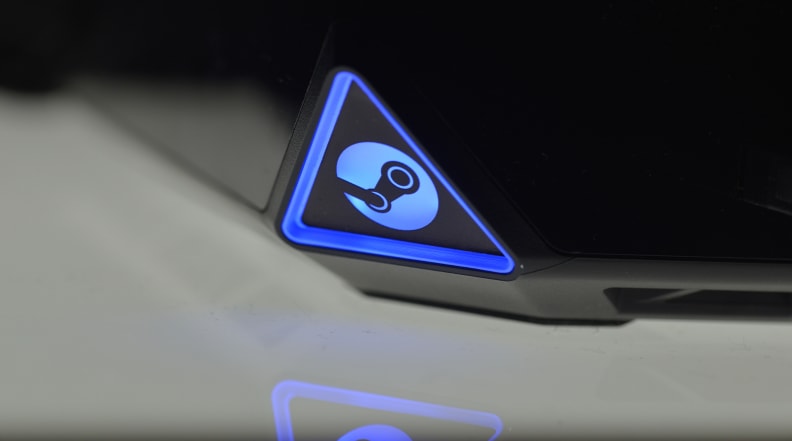 The only design difference between the Alienware Alpha and the Steam Machine is this logo.