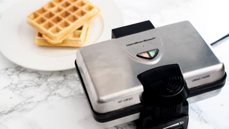 Hamilton Beach Double Belgian Waffle Maker