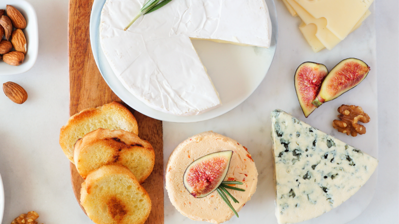 A loaf of days-old baguette is best for making crackers.