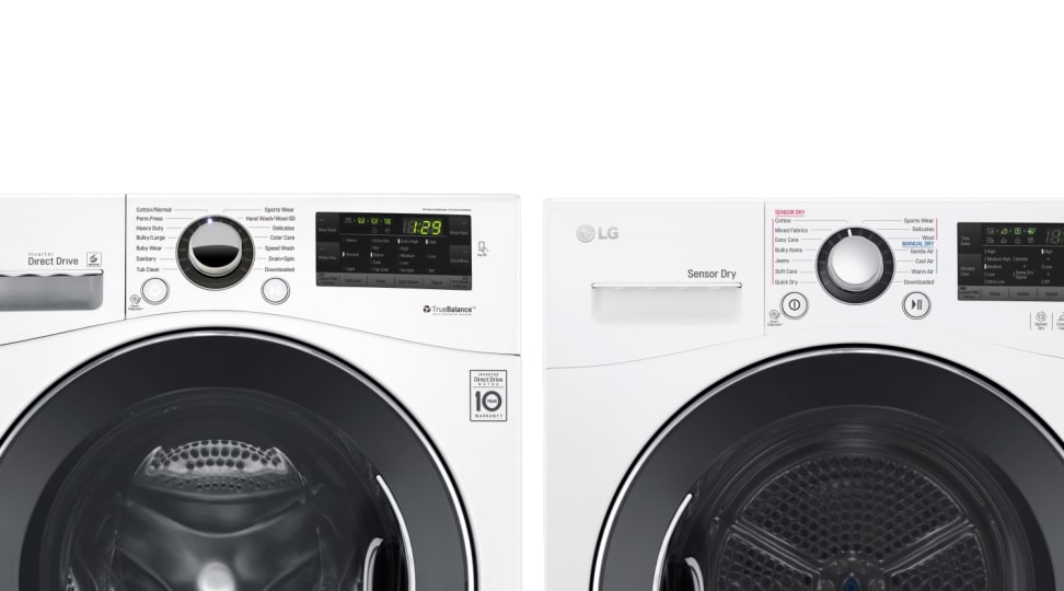 LG WM1388HW and DLEC888W compact washer and dryer