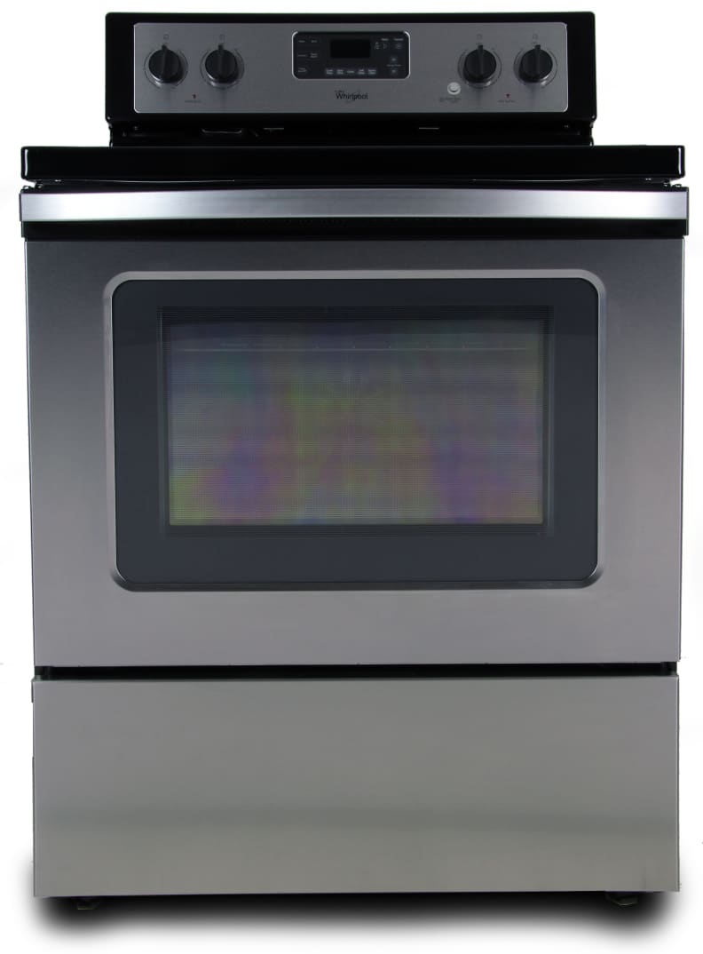 The Whirlpool WFE530C0ES freestanding electric range.
