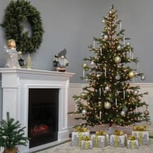 Product image of Mercury Row 7.5-Foot Green Spruce Christmas Tree