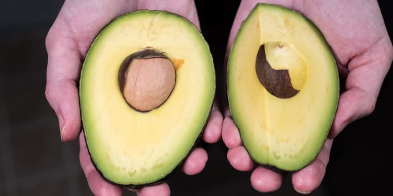 underripe avocado