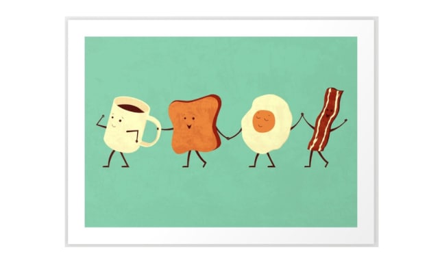 Let's All Go and Have Breakfast print