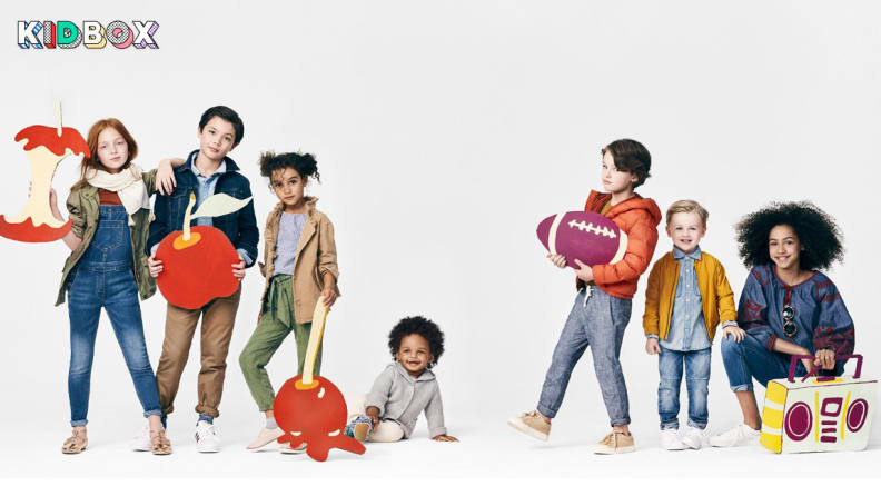 Kidbox donates clothing to children in need.