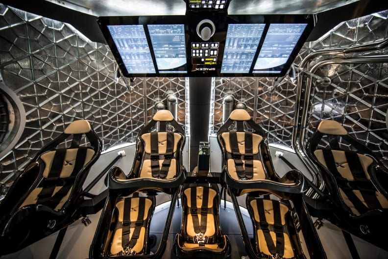 SpaceX Dragon V2 Interior
