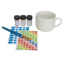 Product image of Kikkerland Crafters Decorate Your Own Cup Kit