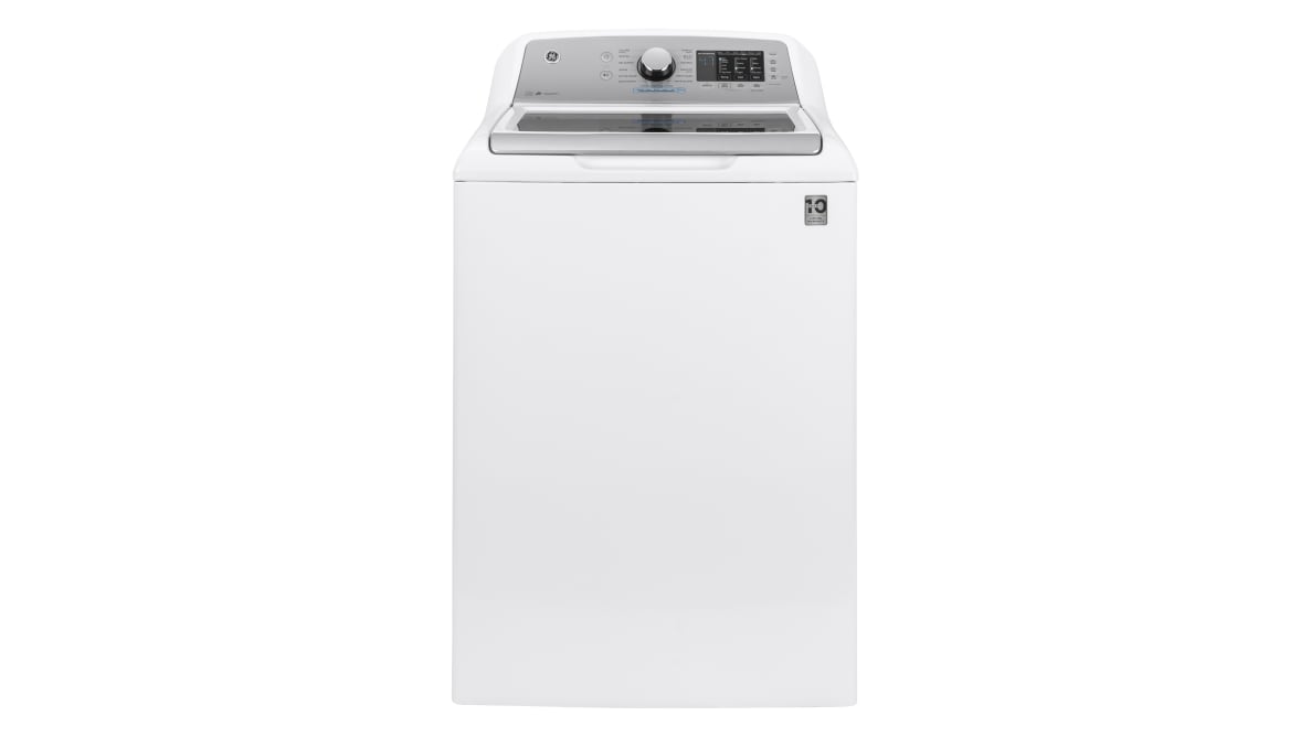 The GE GTW720BSNWS is a top-load washer with crowd-pleasing features.