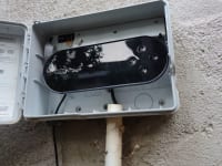 Close-up shot of the Wyze Sprinkler Controller.
