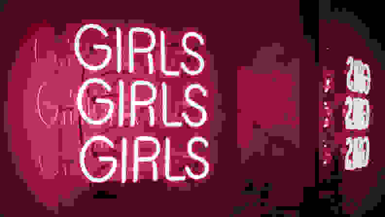 Girls Neon Sign