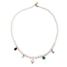Product image of Loren Stewart Zelda Pearl Charm Necklace