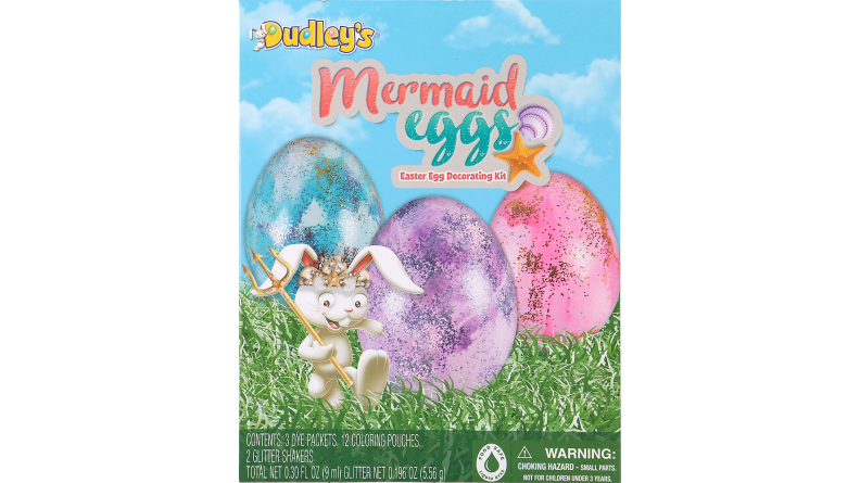 Kids will love making glittery mermaid-inspired eggs.