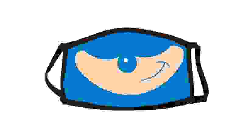 Sonic the Hedgehog mask