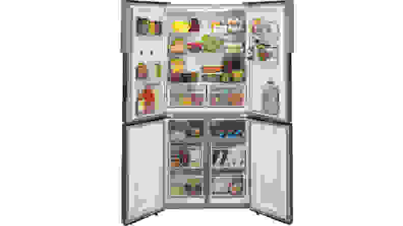 Open Haier HRQ16N3BGS refrigerator