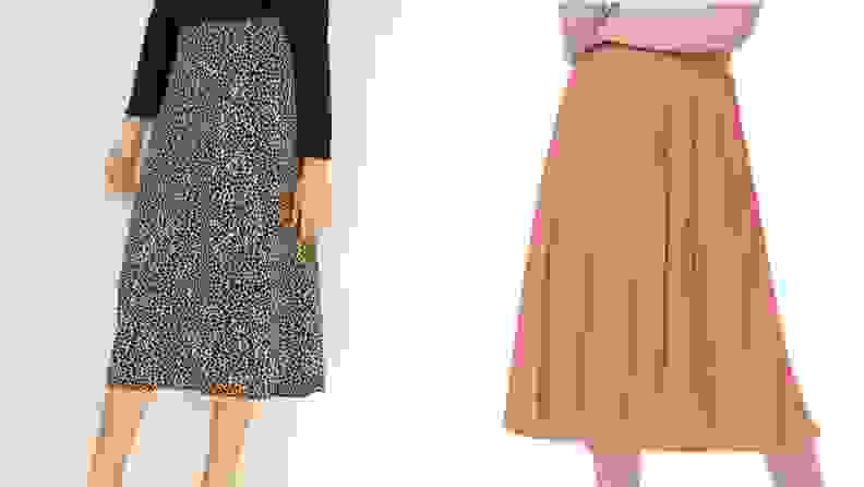 midi skirts