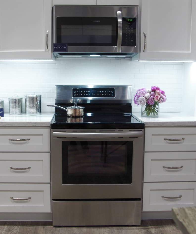 Frigidaire's new induction range and over-the-range microwave