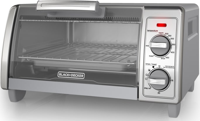 Product Image - Black & Decker 2-Knob 4-Slice Toaster Oven