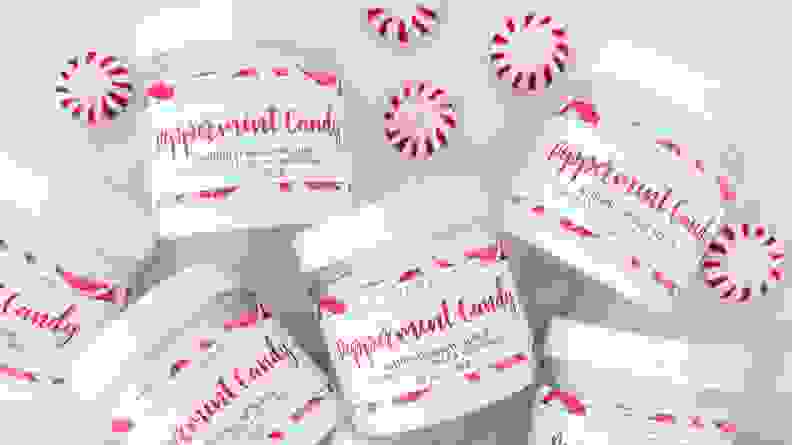 Best Etsy Gifts: Peppermint Candy Whipped Sugar Scrub