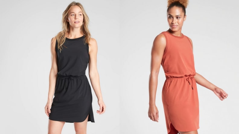 athleta silky dress