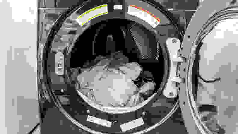 The drum of a Samsung DVE45R6300V dryer