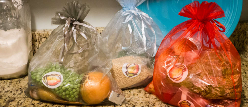Peach Dish Sacks