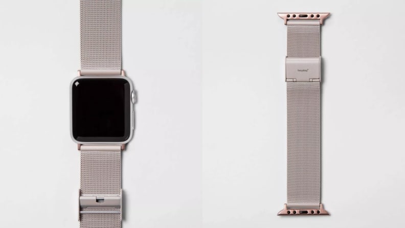 Mesh watch band.