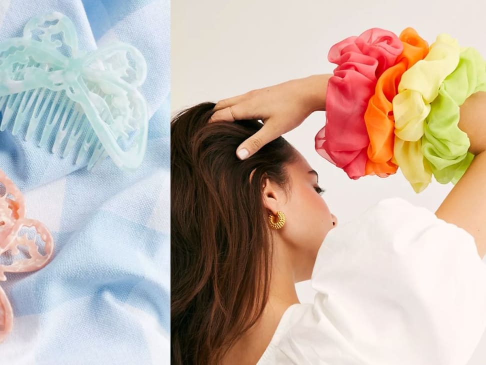 12 Pcs Luminous Scrunchie Hair Gems for Women Hair Jewelry Hair