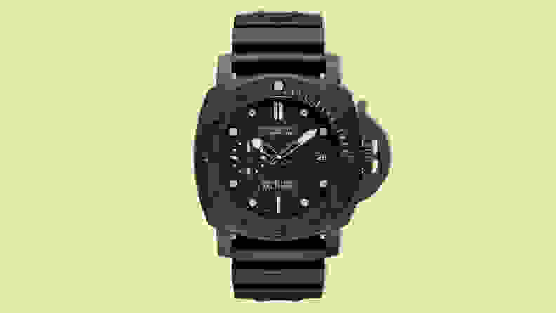 Best luxury watch brands for men: Panerai Submersible Marina Militare Carbotech