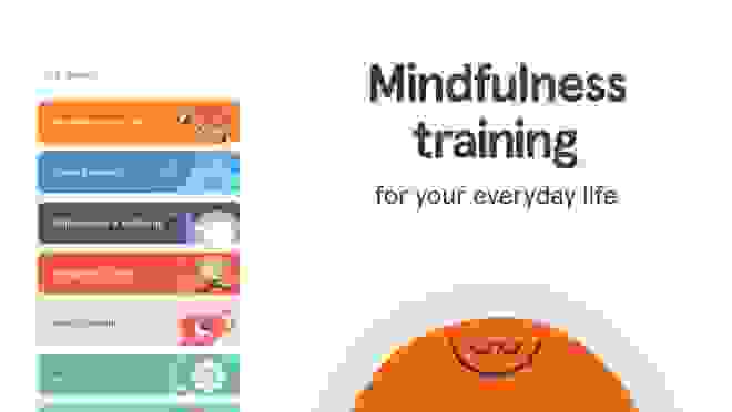 headspace app on white background