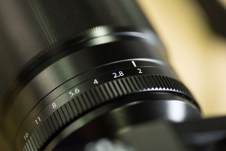 The Fujinon 90mm f/2 has a manual aperture ring as well.