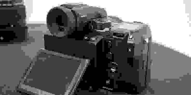 Fujifilm GFX 50S Rear Controls