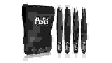Pefei Tweezers Set - Professional Stainless Steel Tweezers for Eyebrows