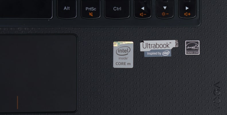 The Core M processor doesn't use a fan so the laptop can be slimmed down even more than usual.