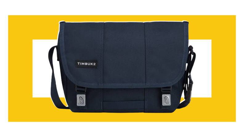 A TimBuk2 messenger back