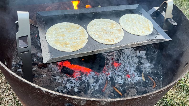 The Made In Carbon Steel Griddle Trio Can Cook it All—and Fast