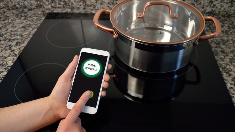 You can control some cooktops with a smart app