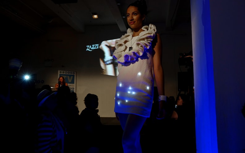 CE Week: The Future Matter dress's stacked collar makes for an impressive silhouette.