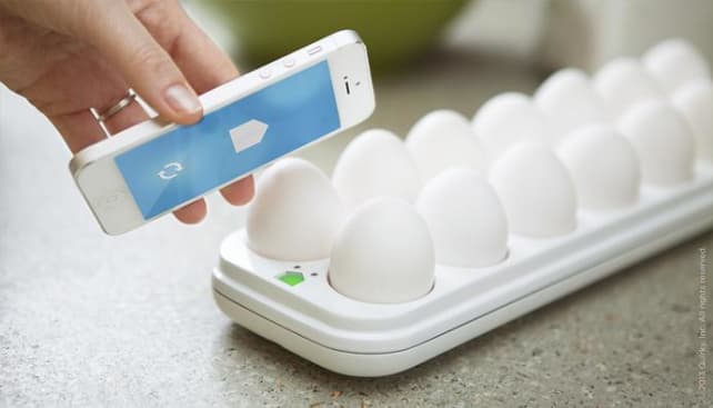 Quirky Egg Minder App-Enabled Smart Egg Tray