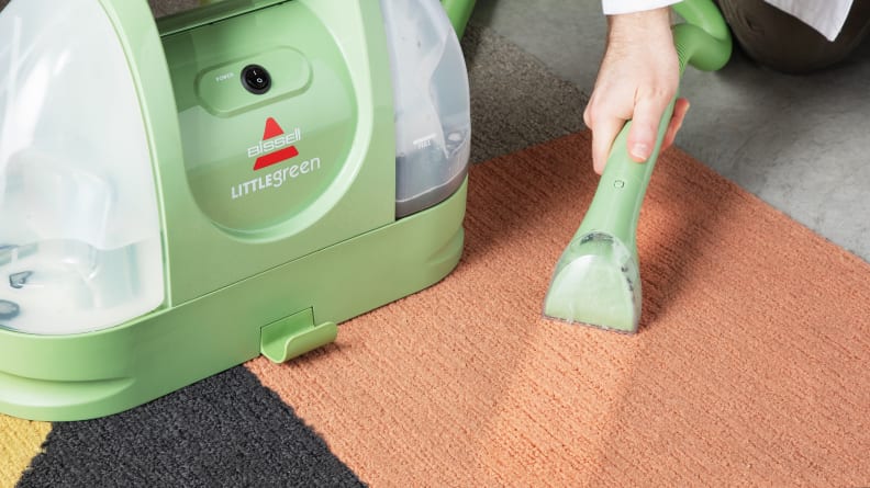 Bissel Little Green Machine Review  Cleaning Chair Upholstery 